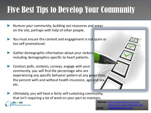 Online communities for sex